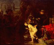 REMBRANDT Harmenszoon van Rijn Suzanna in the Bath oil painting reproduction